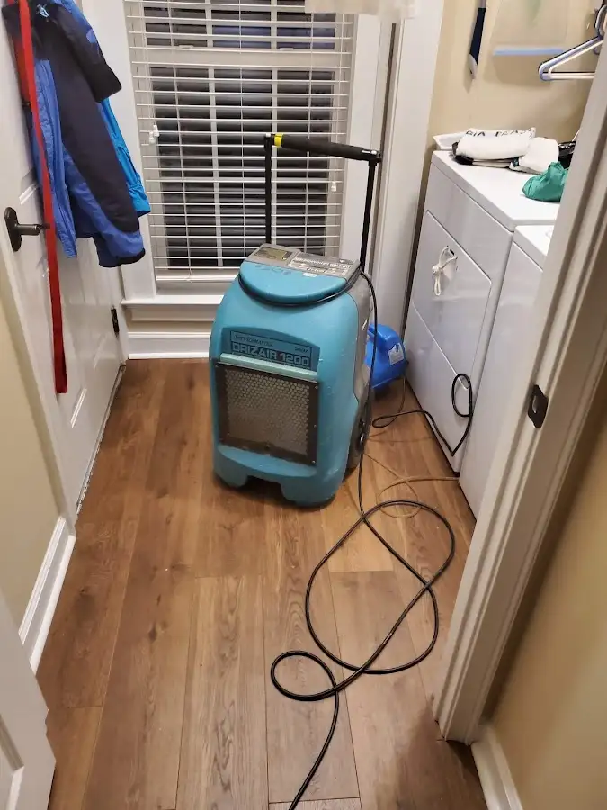 Commercial dehumidifier deployed for Flood Damage Cleanup in Corrales